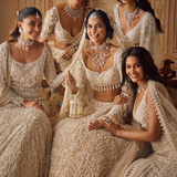 Vintage Ivory Pearl Lehenga Set