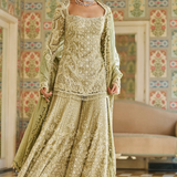 Sage Green Sharara Set