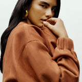 Suede Bomber Jacket