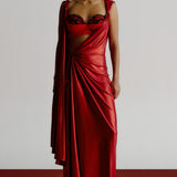 Cowl Saree