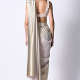 RiRi Blouse with Midnight Sari