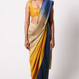 RiRi  Blouse with Ombre Masai Godet Sari