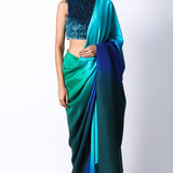 Tasha Top with Ombré Masai Godet Sari