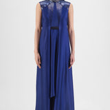Amit Aggarwal Beaded Metallic Panelled Dress