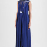 Amit Aggarwal Beaded Metallic Panelled Dress