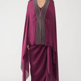 Amit Aggarwal Crystalvein Cape Set