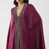 Amit Aggarwal Crystalvein Cape Set