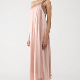 Amit Aggarwal One Shoulder Crystalvein Dress