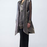 Amit Aggarwal Metallic Banarasi Shirt Set