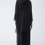 Amit Aggarwal Banarsi Micropleated Cape Set