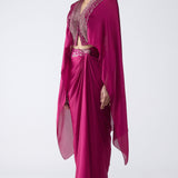 Amit Aggarwal Structured Banarasi Cape Set