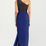 Moulded Metallic Grown with Drape