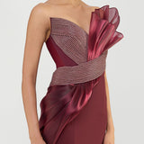 Moulded Crystalvein Gown