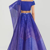 Scaled Top & Tulle Printed Skirt