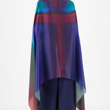 Amit Aggarwal Metallic Watercolour Structured Cape