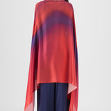 Amit Aggarwal Metallic Watercolour Structured Cape