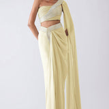 Amit Aggarwal Crystalvein Top & Skirt RTS