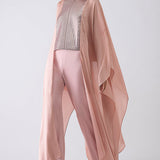 Woven Metallic Cape & Pants