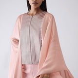 Woven Metallic Cape & Pants