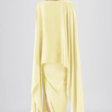 Metallic Fluid Cape and Skirt