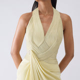 Metallic Moulded Gown
