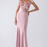 Metallic Moulded Gown