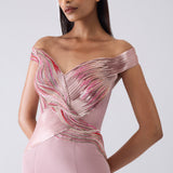 Metallic Moulded Gown