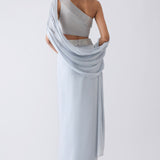 Moulded Crystalvein Top, Drape & Skirt