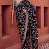 Anita Dongre Triyama Embroidered Georgette Saree