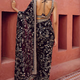 Anita Dongre Triyama Embroidered Georgette Saree