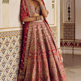 Prati Embroidered Silk Lehenga Set