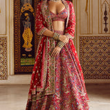 Sabaaha Embroidered Silk Lehenga Set