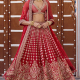 Zamira Embroidered Silk Lehenga Set