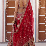 Zamira Embroidered Silk Lehenga Set