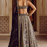 Elakshi Embroidered Silk Lehenga Set