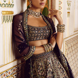 Elakshi Embroidered Silk Lehenga Set