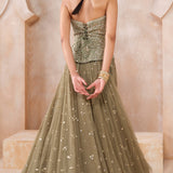 Ishra Gota Patti Skirt Set