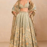 Anita Dongre Noora Lehenga Set Blue