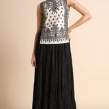 Sawsan Embroidered Skirt Set