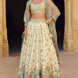 Fareeha Lehenga Set - Ivory