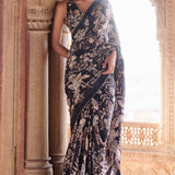 Izar Printed Sequin Saree