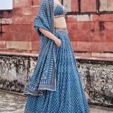 Abjini Lehenga Set