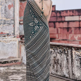 Abjini Printed Georgette Saree