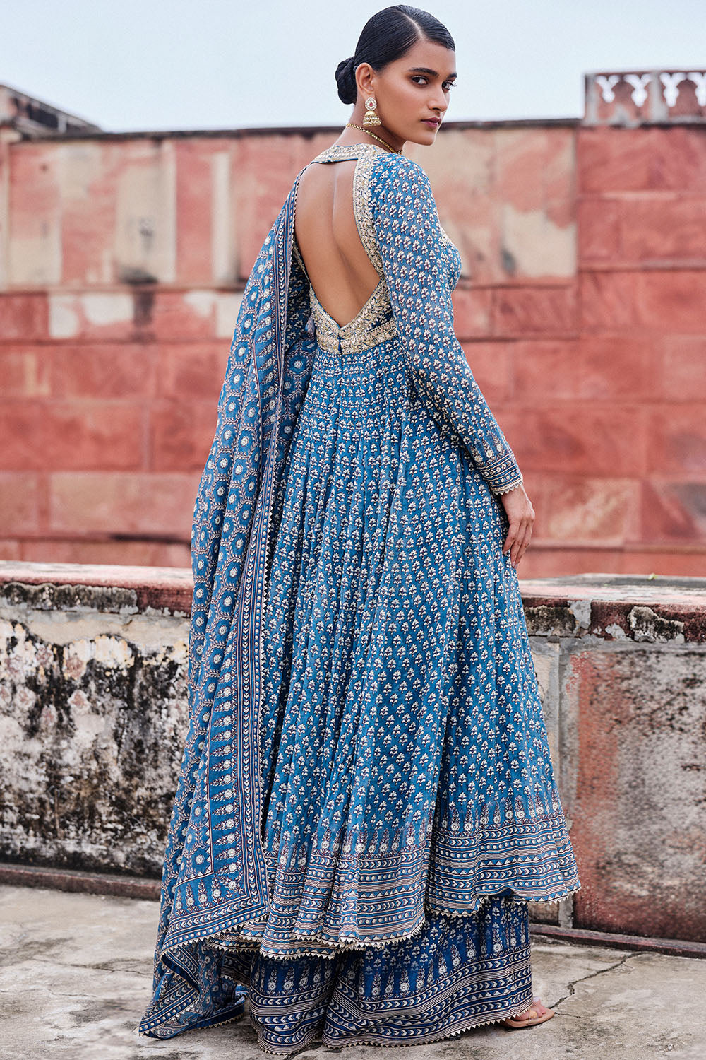 anita dongre blue dress Our Aria Dress is all flounce and fun with chikankari detailing that makes it perfect for a day to night look. #AnitaDongre #summeroutfit #summerwear #summerdress #thesewaedit #handcrafted #AnitaDongreWeddingCouture #BridalWear #OccassionWear