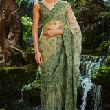 Grassland Embroidered Saree