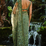 Grassland Embroidered Saree