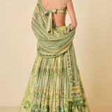 Myuna Sequin Georgette Lehenga