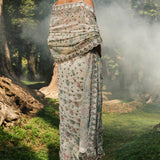 Sequoia Embroidered Silk Saree - Ivory