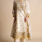 Amra Embroidered Mul Suit Set