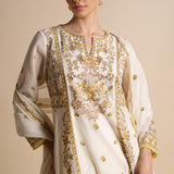 Amra Embroidered Mul Suit Set